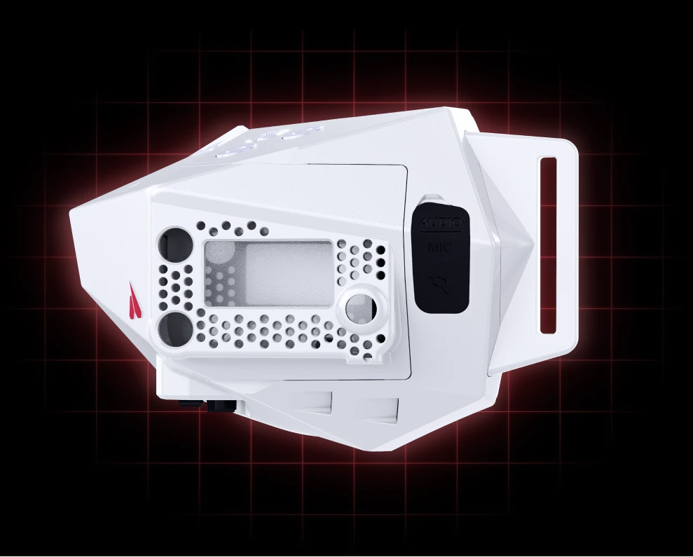 Side View of the Headset
