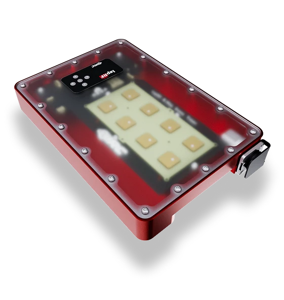 Side Top View of the LapRF